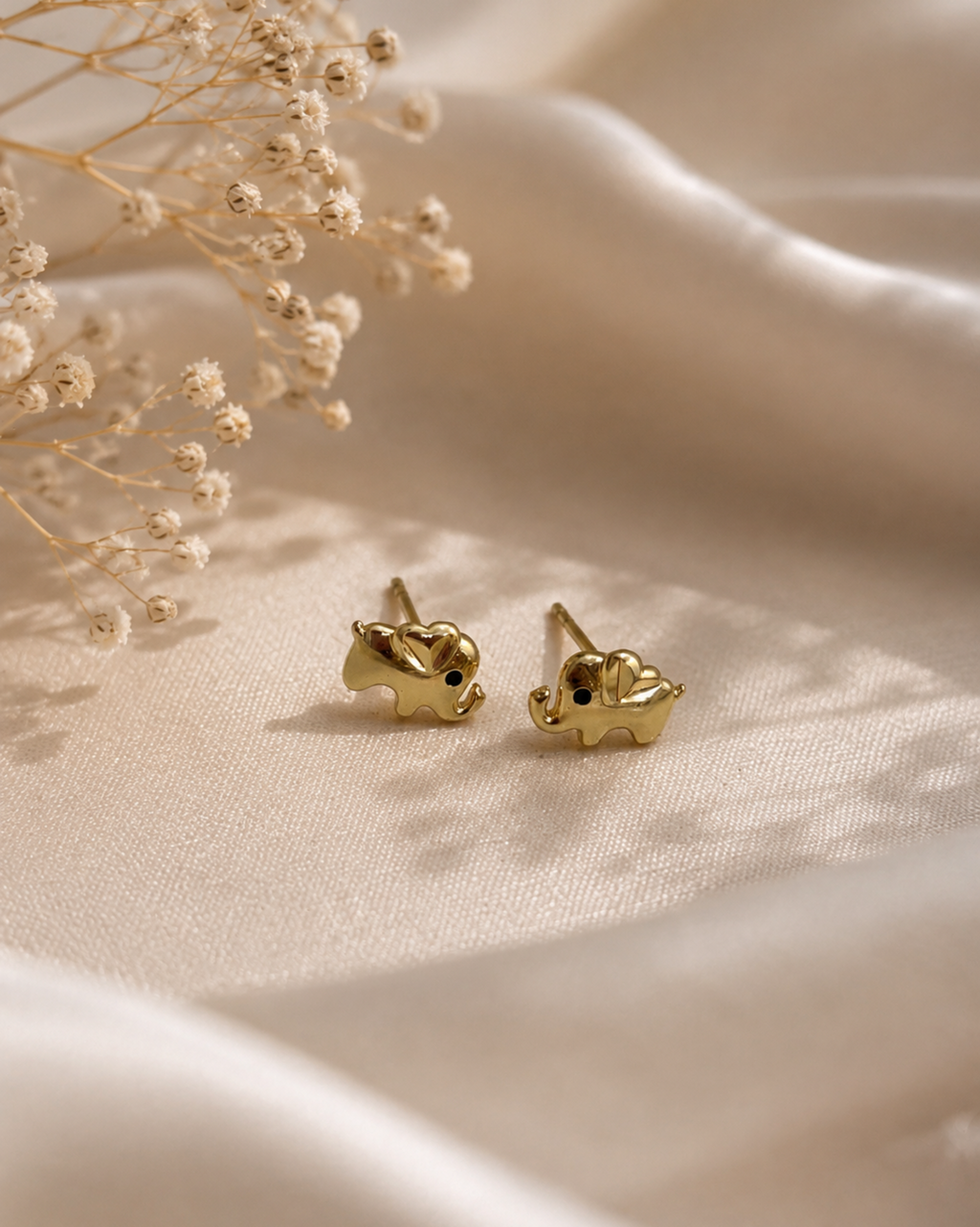 Elara Elephant Studs