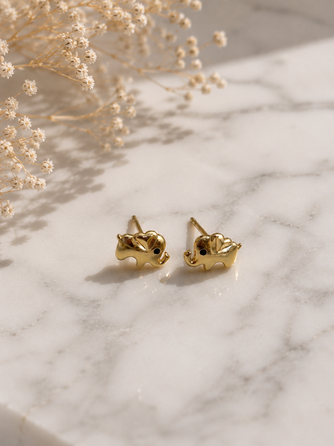 Elara Elephant Studs